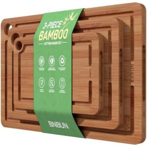Bamboo/3件套防滑带汁槽砧板 71%OFF