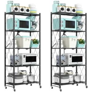 五层(可调/折叠金属仓储架2件套) 40%OFF