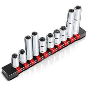 MTO 10 件套 3/8" 和 1/4" 驱动 10 毫米套筒工具套装 48%OFF