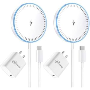 2 套磁吸式无线充电器 15W 快速充电垫 67%OFF