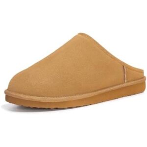 男士冬季真皮保暖拖鞋（记忆棉麂皮材质） 50%OFF