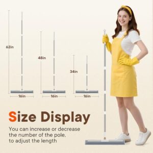 180°旋转硅胶长柄地板刮水器(硅胶/长柄) 50%OFF