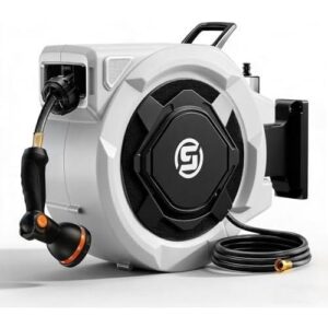 SUNPOW 可伸缩花园水管卷盘 - 5/8 英寸 x 65 英尺  47%OFF