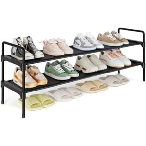 Kitsure/2层防锈金属鞋架 75%OFF