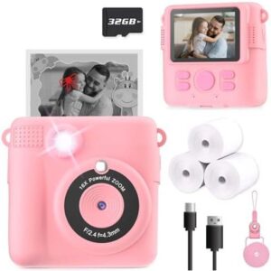 儿童即时成像相机（3-12岁圣诞生日礼物） 50%OFF