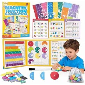 Magnetic Fraction/蒙氏磁吸分数教具书 50%OFF
