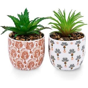 双盆陶瓷仿真多肉(桌面装饰/迷你款) 50%OFF