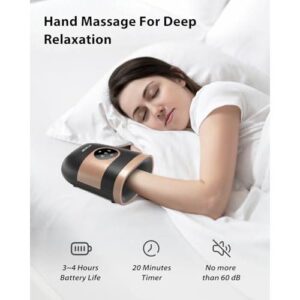 无线可充电热敷按压手部按摩器 60%OFF