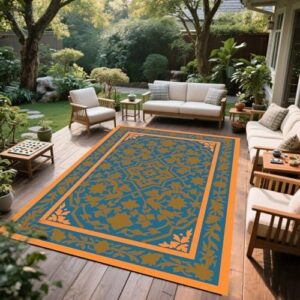 WILDROOTS 5x8 英尺的哈尼帕塑料户外地毯  50%OFF