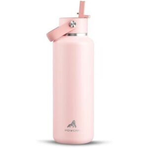 POWCAN/18oz不锈钢保温防漏水瓶 54%OFF