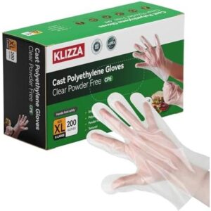 200只无乳胶无粉厚透防油食安手套 40%OFF