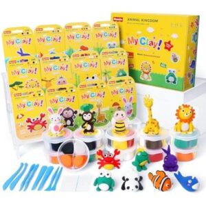 12款(软质/8工具+亚克力板)儿童塑形黏土 50%OFF