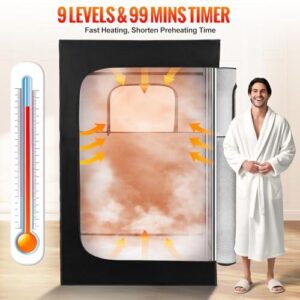 九档2.6x2.6x5.9尺家用便携蒸汽桑拿房 61%OFF