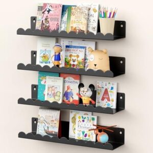 Nursery Shelves/4只17寸金属壁挂书架 69%OFF