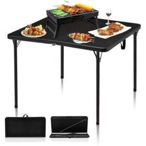 Weenson/34"便携折叠塑料方桌 40%OFF