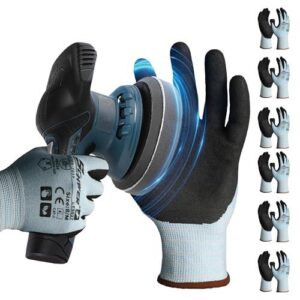 6双砂面丁腈涂层安全工作手套 50%OFF