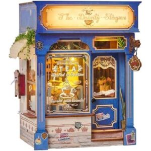 英式茶屋(3D木制拼图带灯书立摆件) 49%OFF