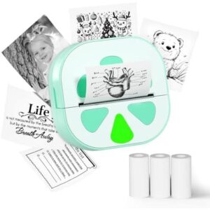 蓝牙便携/三卷纸迷你标签打印机（学习DIY适用） 73%OFF