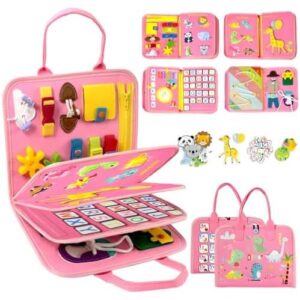 奇夫多功能启蒙板书式蒙台梭利玩具，适用于 1 至 4 岁儿童使用   60%OFF