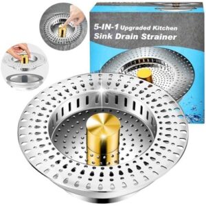 Kitchen Sink/18/8钢防堵可拆滤篮 60%OFF