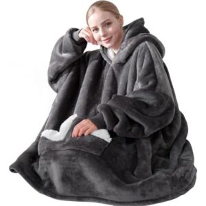 Touchat/加大绒质连帽披风毯 53%OFF