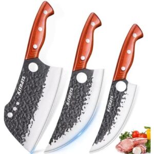 三件厨刀套装(手工锻造/锋利) 69%OFF