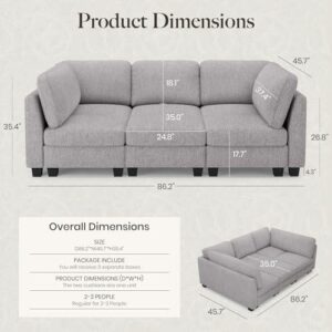 模块化(深座/客厅用)云沙发床 40%OFF