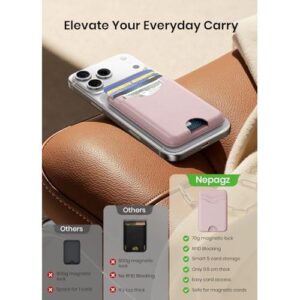 超薄磁吸(5卡位/可调支架)素皮钱包 61%OFF