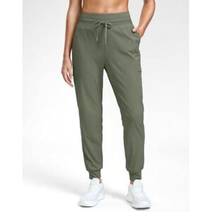 女士渐变色运动裤 4 个口袋 高腰运动休闲裤 55%OFF