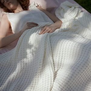 贝斯瑞尔冷却棉格子大号床单 - 由竹子提炼而成的轻质透气棉质床单，适合爱出汗的人使用40%OFF