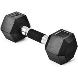 单只(5-50磅/防滑橡胶)六角哑铃 36%OFF