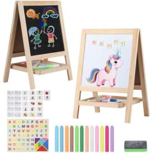 儿童绘画木质画架(4合1/双面) 50%OFF