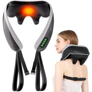 6D Neck Massager/无线热敷揉捏按摩器 75%OFF