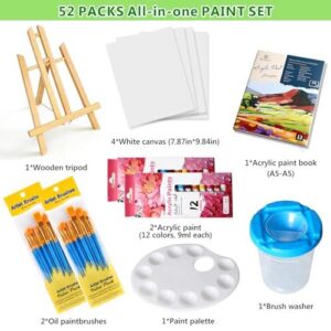 含画架画布丙烯画全套礼盒 50%OFF