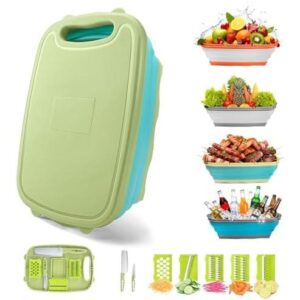 Gintan折叠切菜板/9合1带滤篮款 50%OFF