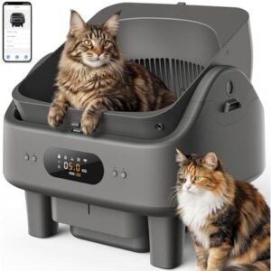 智能(10传感器/自动清洁)多猫用猫砂盆 56%OFF