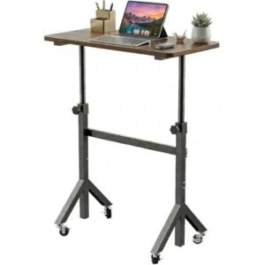 可调高升降电脑桌(便携/带轮) 56%OFF