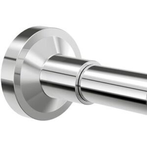 不锈钢免打孔防滑弹簧张力淋浴帘杆（镀铬款） 50%OFF