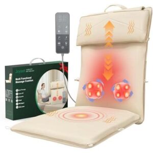 Joyset椅用(4D揉捏/热敷/便携)颈背按摩垫 46%OFF