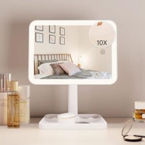 芬触带灯化妆镜(2000毫安/3色灯360°旋转) 50%OFF