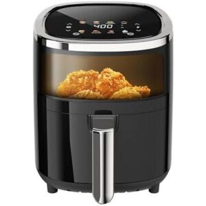 智能九合一可视窗少油空气炸锅(4.2QT) 81%OFF