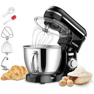 6 速 6.5 升混合器 家用电动立式搅拌器 配备不锈钢碗 40%OFF