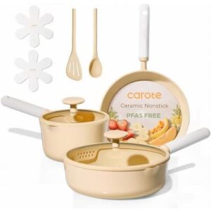卡罗特陶瓷不粘炊具套装 72%OFF