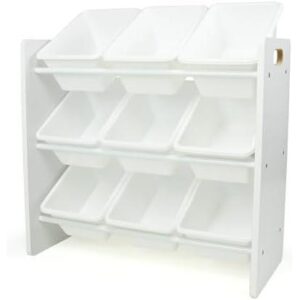 简约款儿童房玩具收纳盒，配有 9 个可拆卸的收纳格  32%OFF