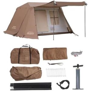 5-8人充气(牛津布/速搭/四季防紫外线)露营帐篷 45%OFF