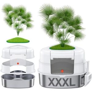 不锈钢(带盖/易清洁)大号猫砂盆 72%OFF