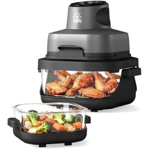 四合一(1500W/双玻璃容器无毒空气炸锅) 46%OFF