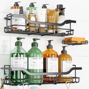 三件套(免打孔)大容量防锈浴室置物架 46%OFF