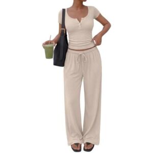 女式两件套(短款/阔腿)休闲套装 40%OFF