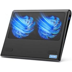 可调风速笔记本散热垫（双扇16寸内） 62%OFF